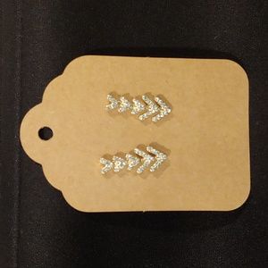 Diamond and gold ear climbers earrings